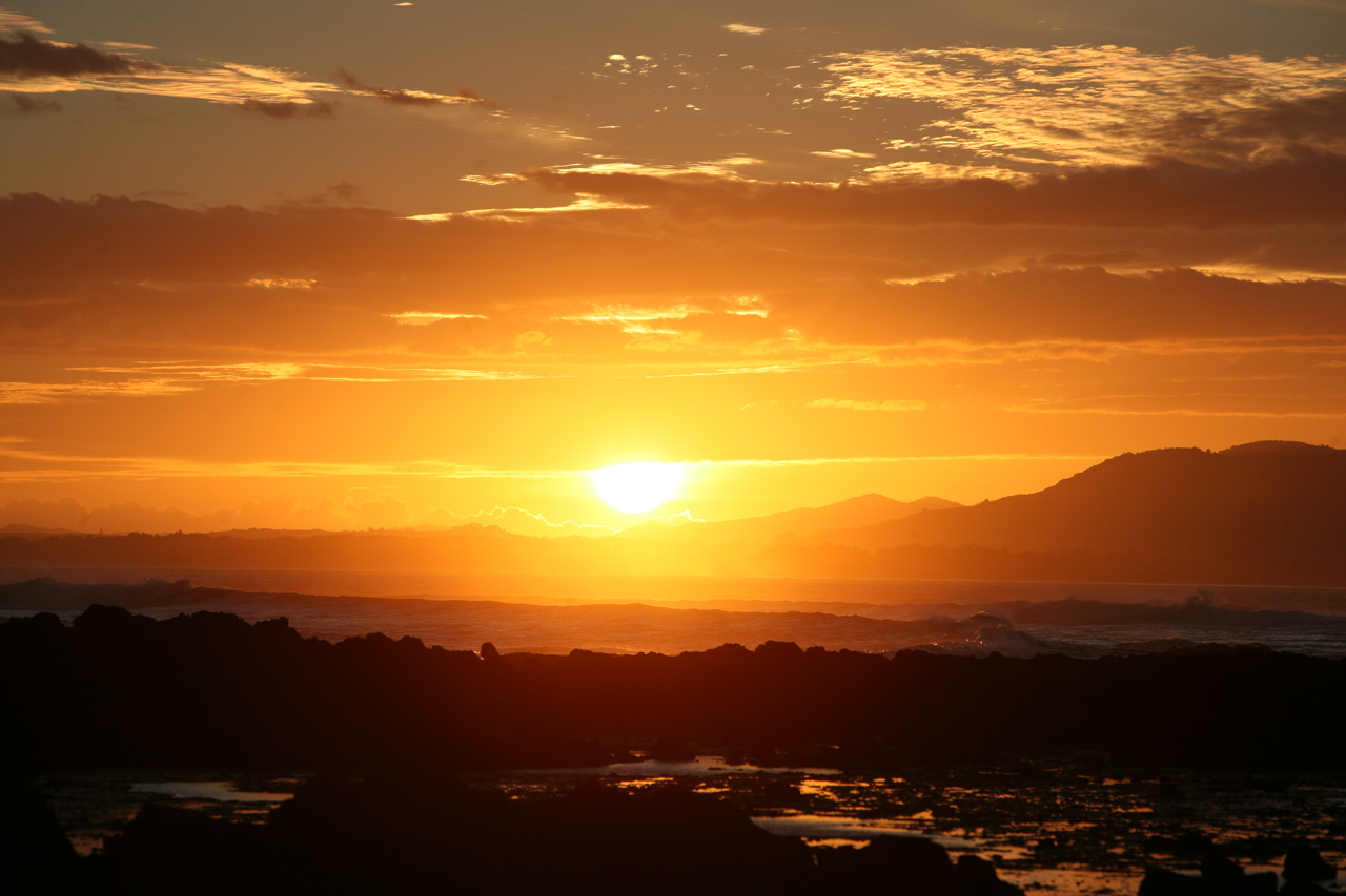 Sunrise at Tauroa Point, Northland, New Zealand